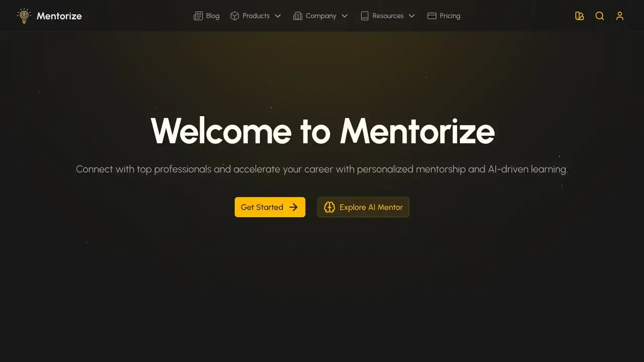 Mentorize brand overview showing the complete enterprise ecosystem evolution