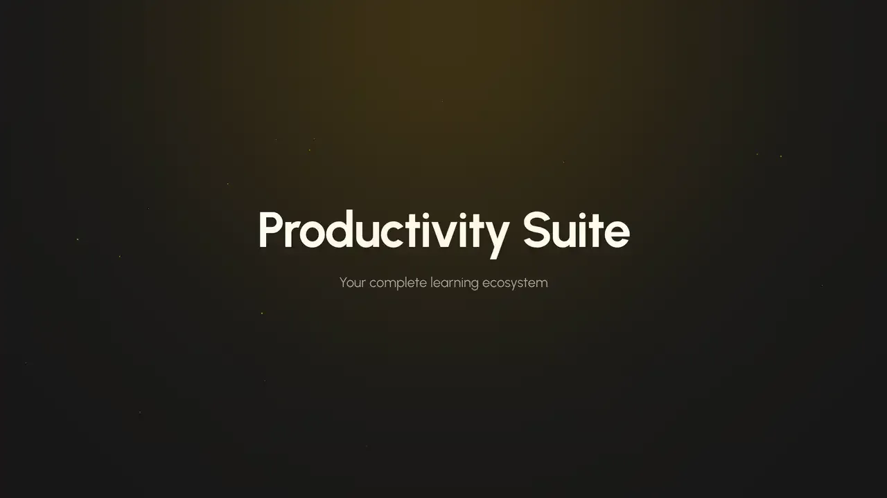 Mentorize productivity suite showing Drive, Docs, Slides, and Sheets integration