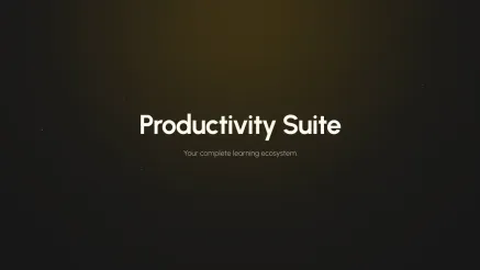 Introducing the Mentorize Productivity Suite: Your Complete Learning Ecosystem image